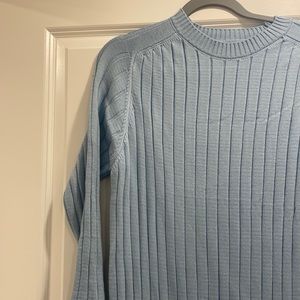 Ribbed sweater dress